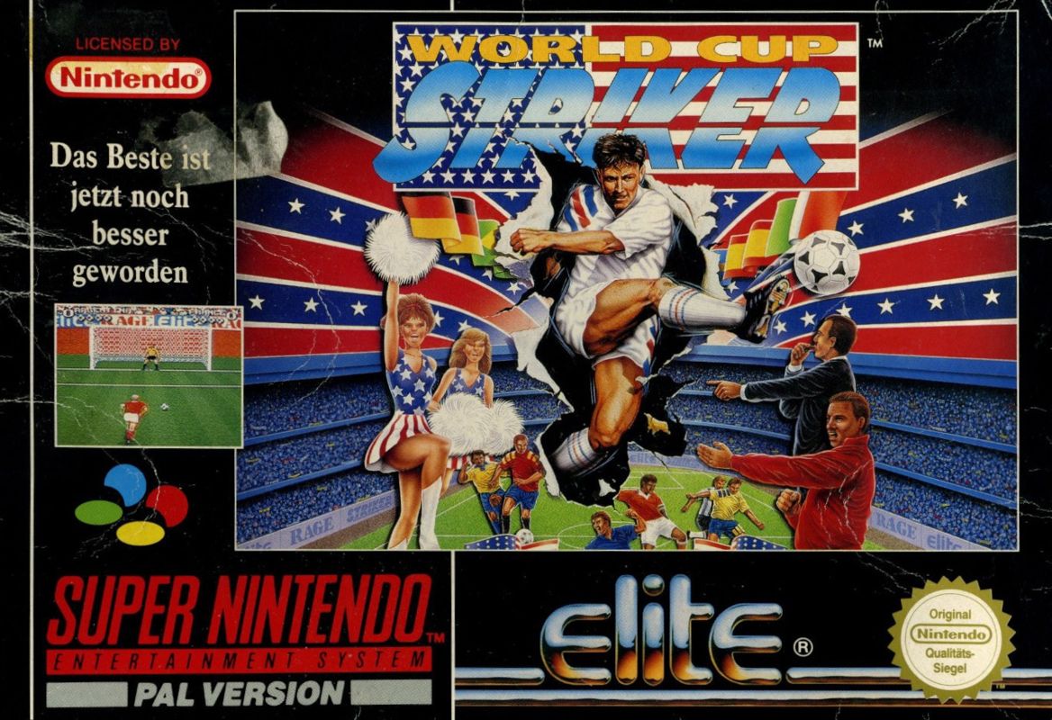 Elite Soccer box art for Super Nintendo